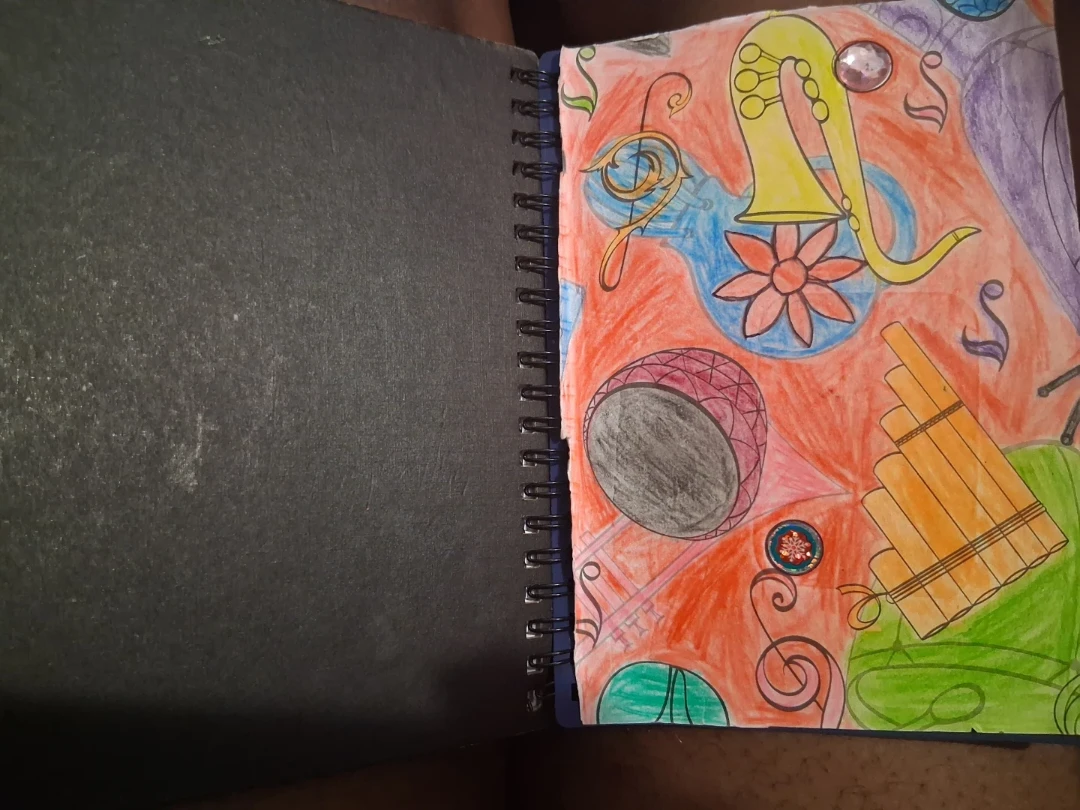 Notebook with Music Theme Cover - photo 2