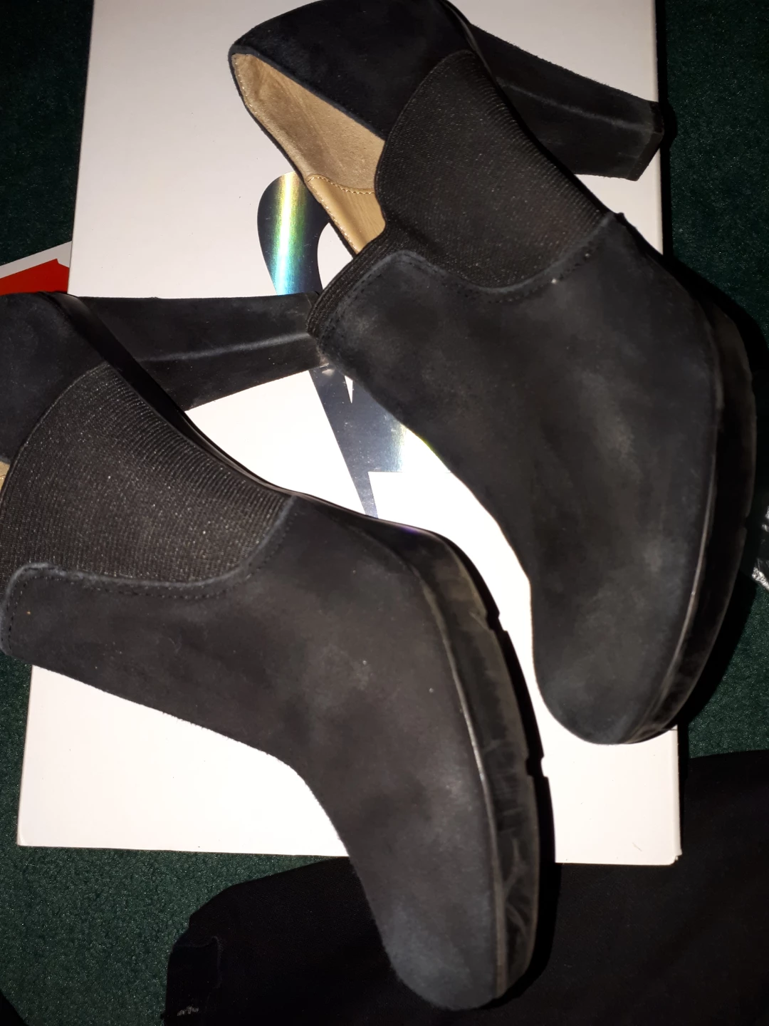 GEOX Black Suede Ankle Boots - photo 2