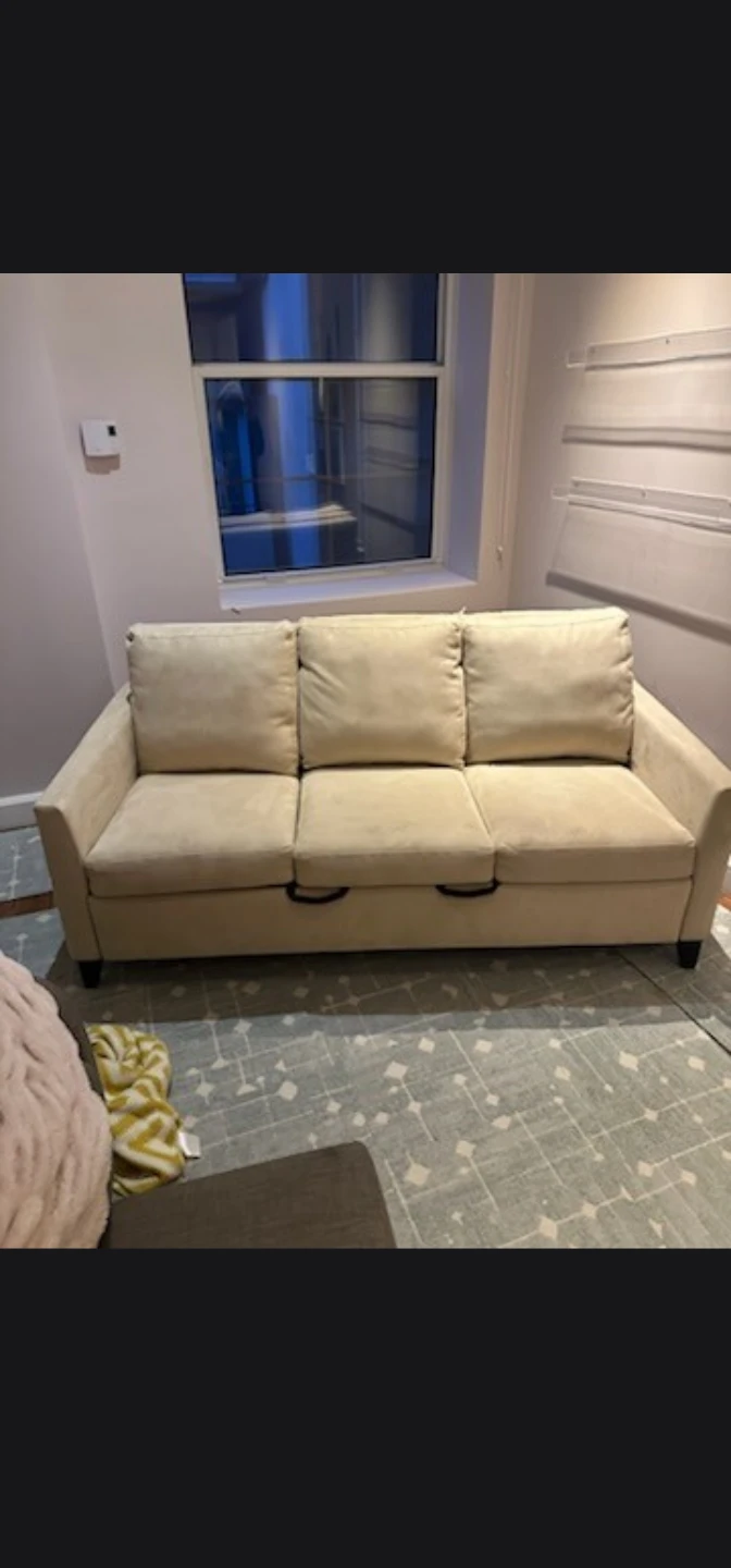 Jensen-Lewis Beige Sofa with Sleeper