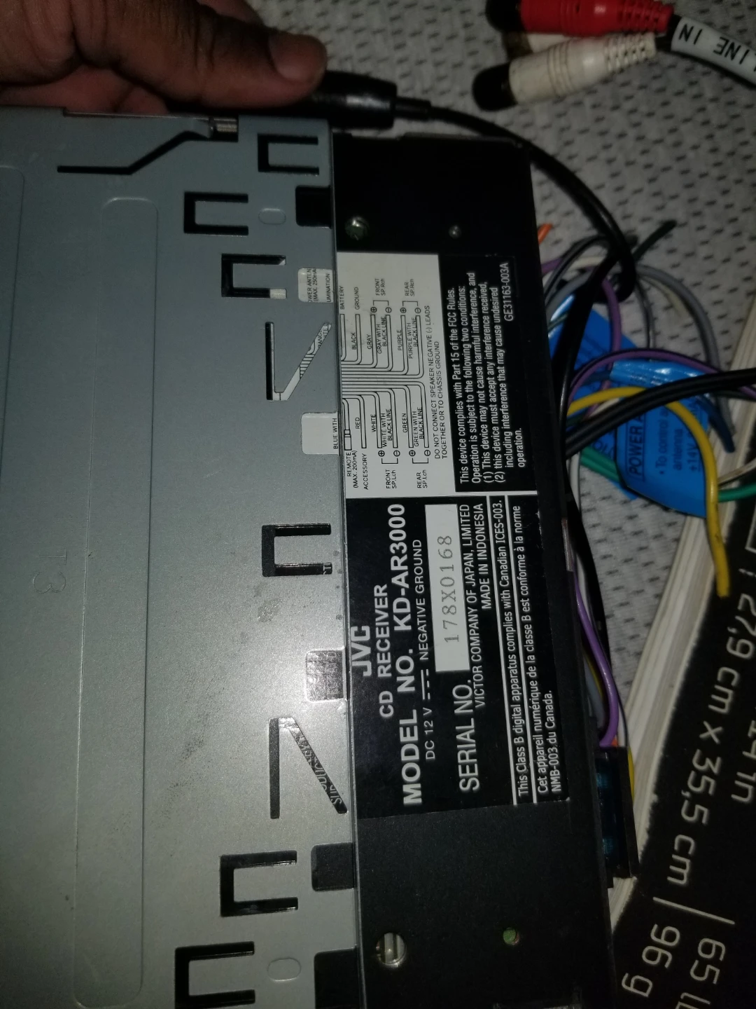 JVC KO-AR3000 CD Receiver Car Stereo - photo 3