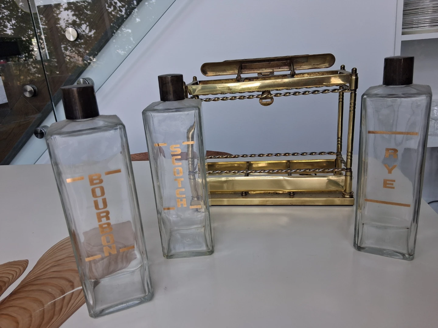 antique decorative bar top bottles - photo 2