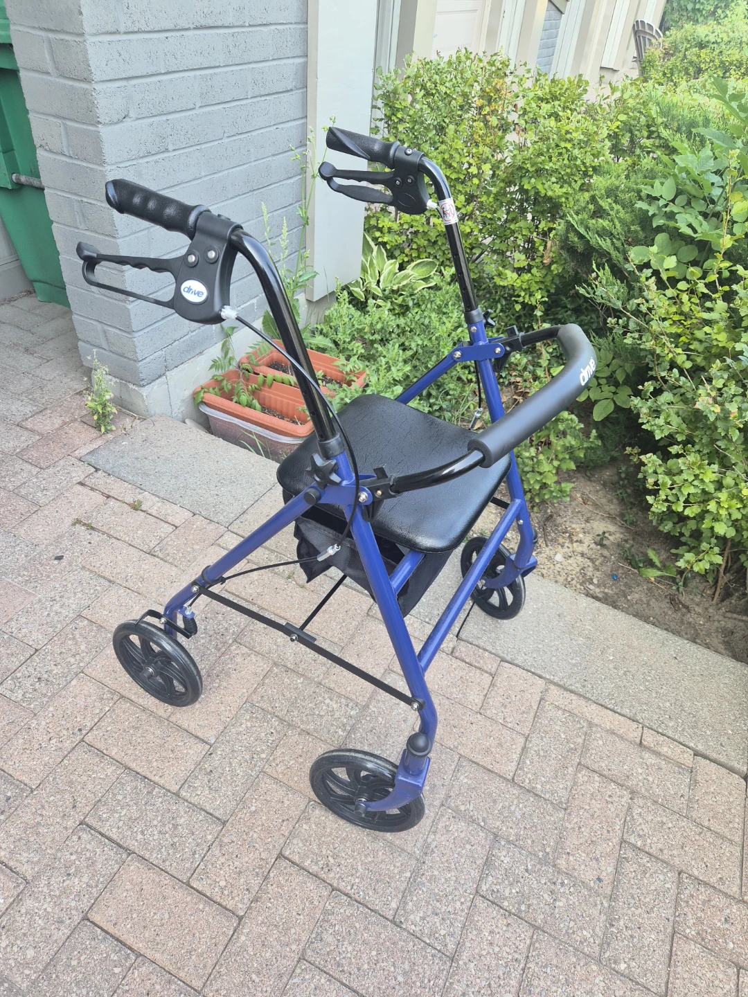 Drive Blue Rollator Walker with Seat - photo 2