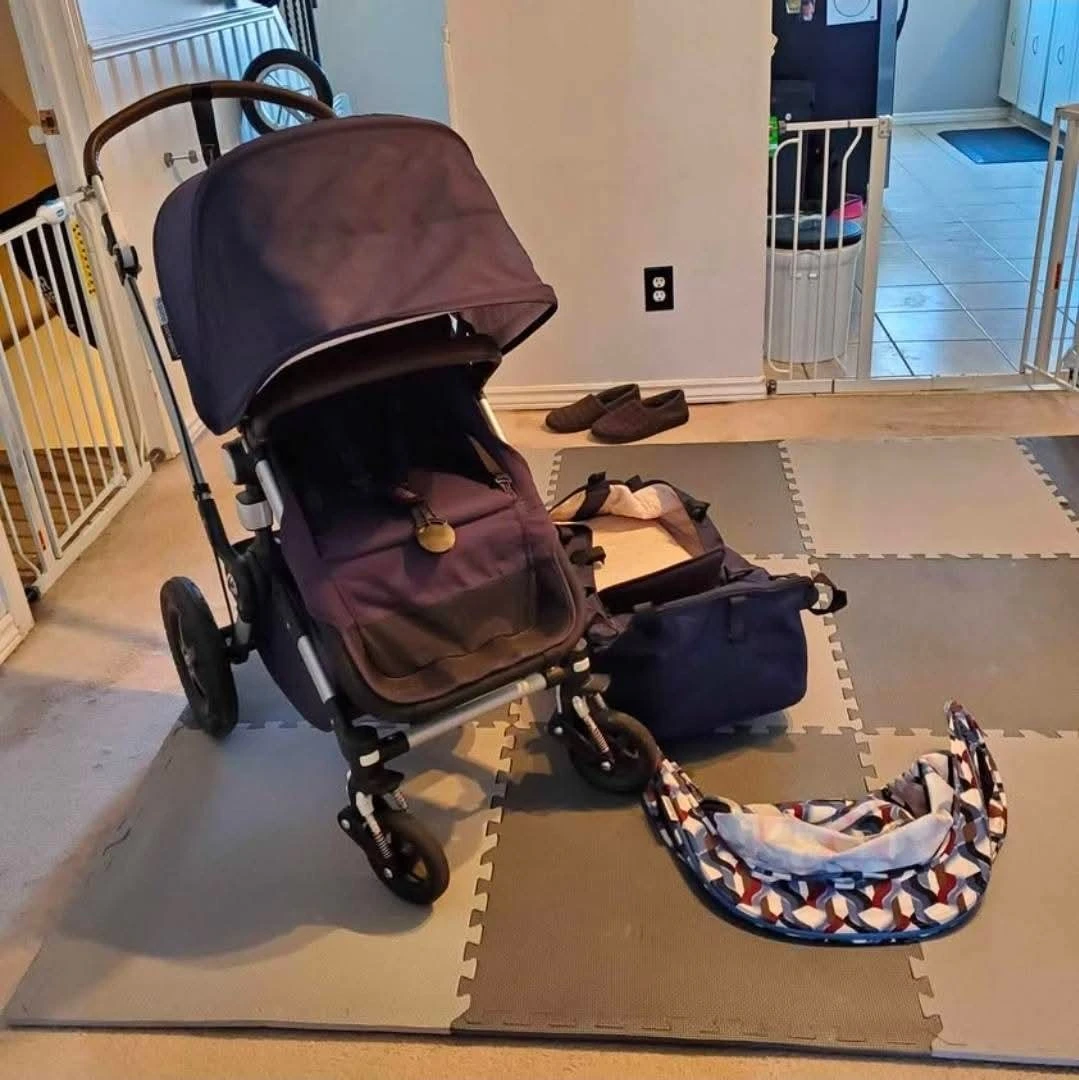 Bugaboo Cameleon stroller with accessories