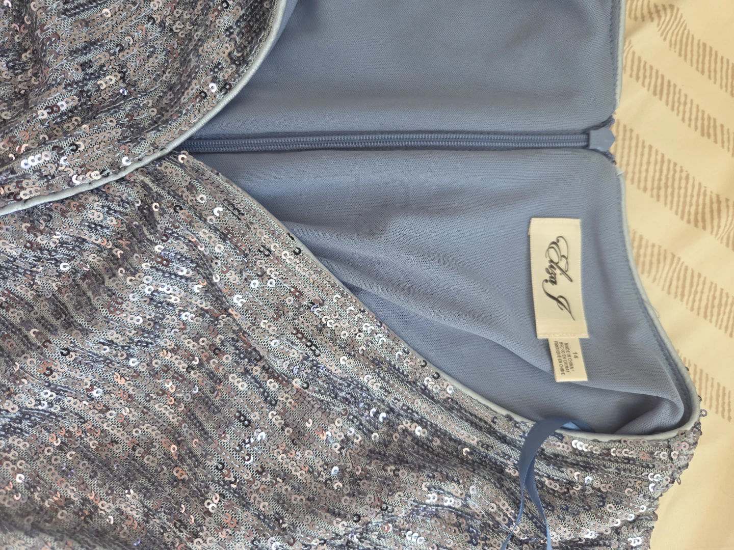 Eliza J Sequin Dress Size 14