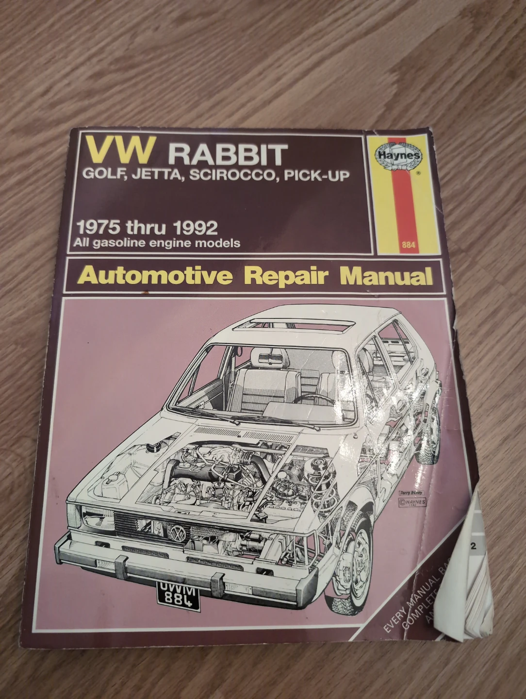 Haynes VW Rabbit Golf Jetta Scirocco Repair Manual (1975-1992)