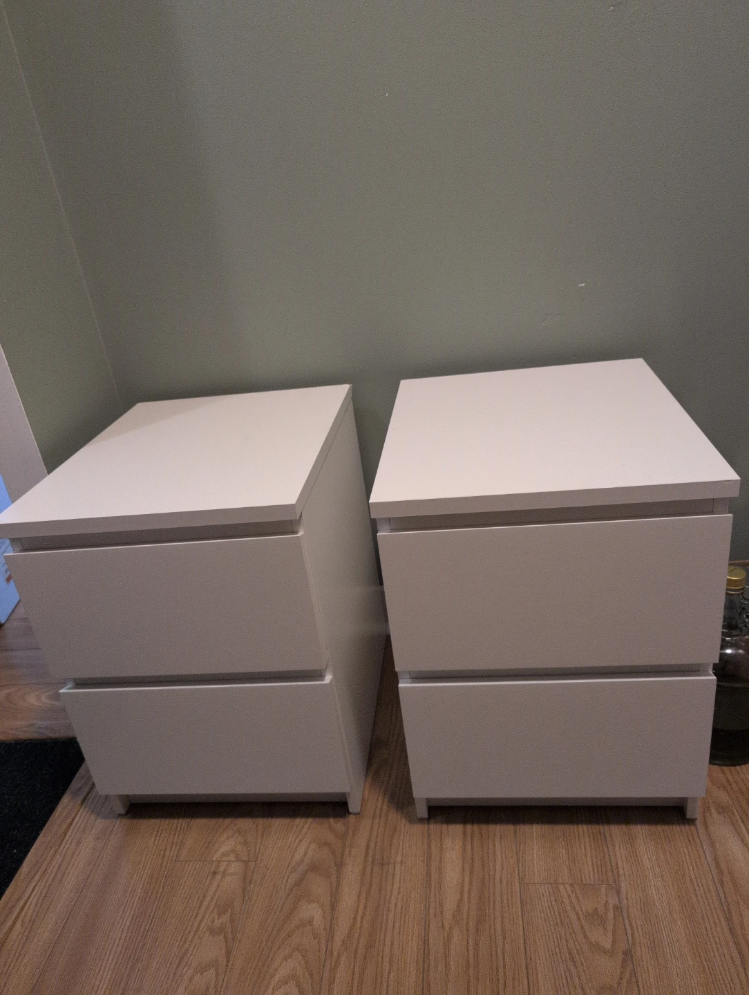 IKEA nightstand SET of 2 - White