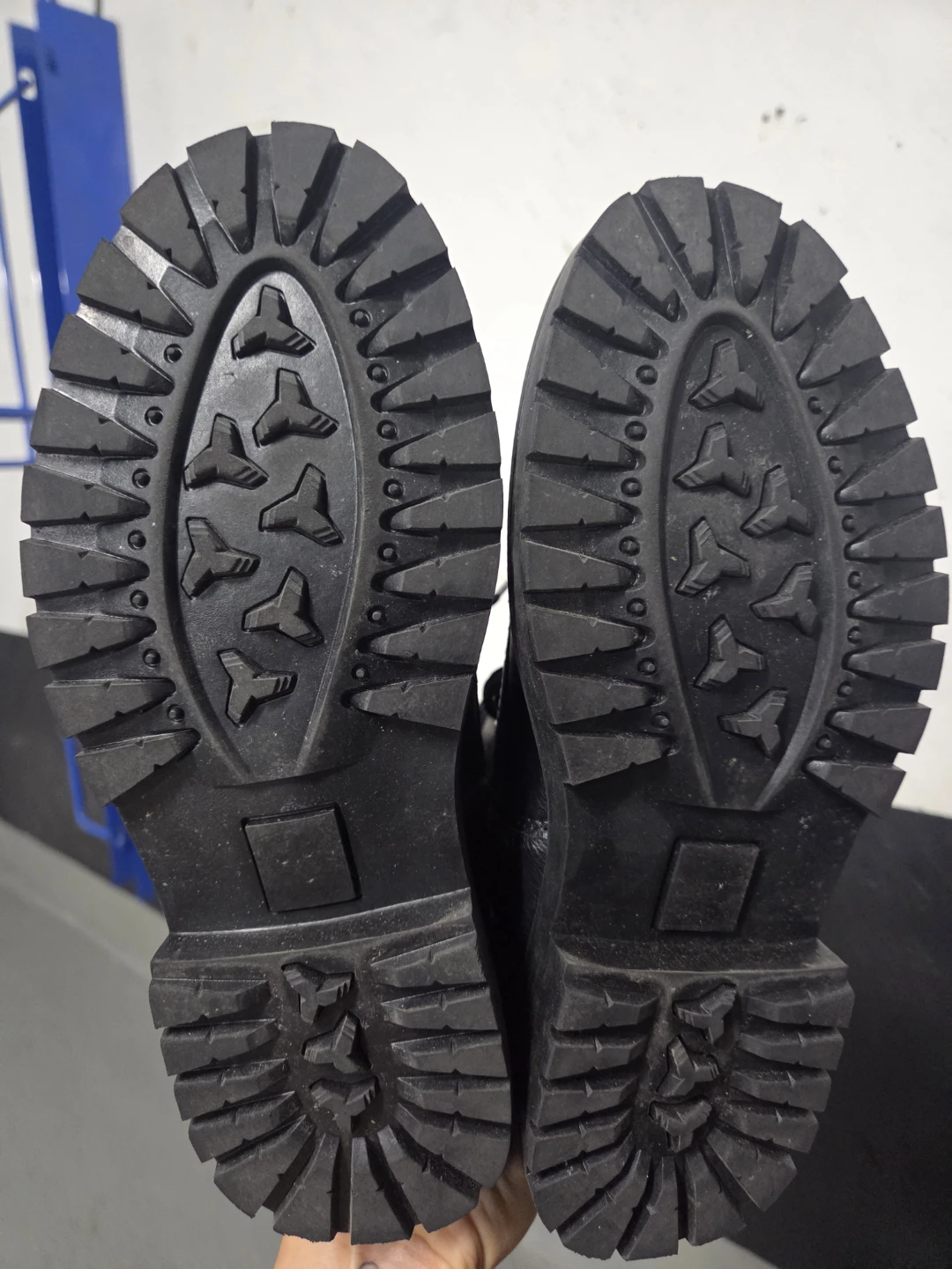 Black Combat-Style Boots - photo 4