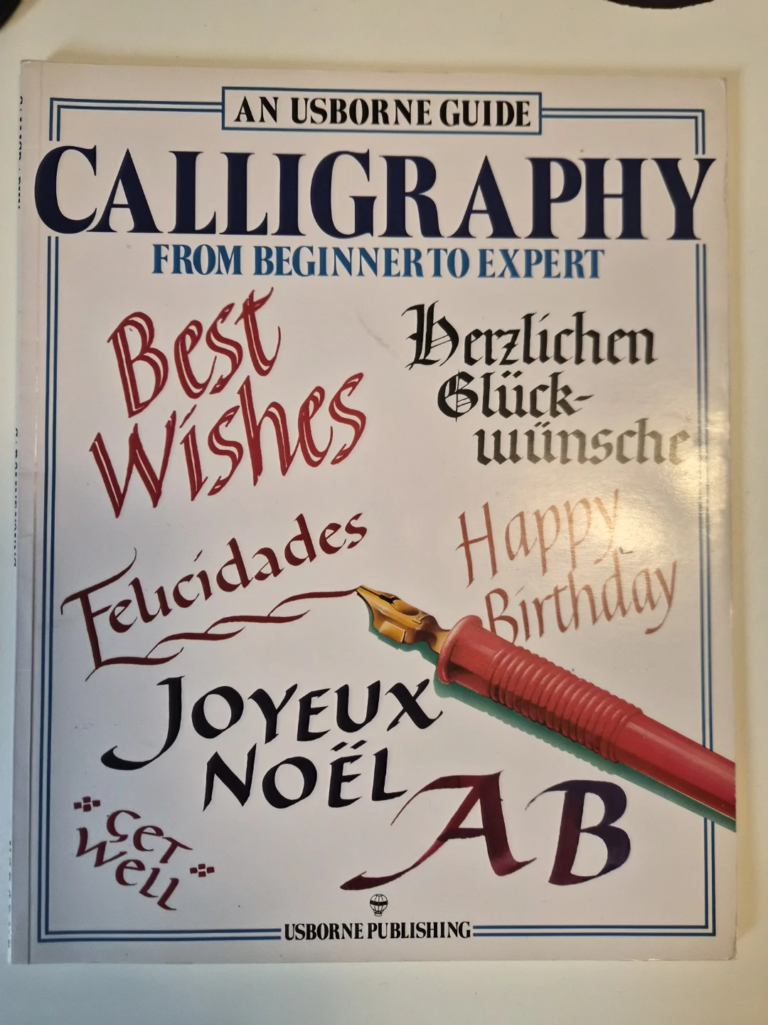 Usborne Calligraphy From Beginner to Expert Book