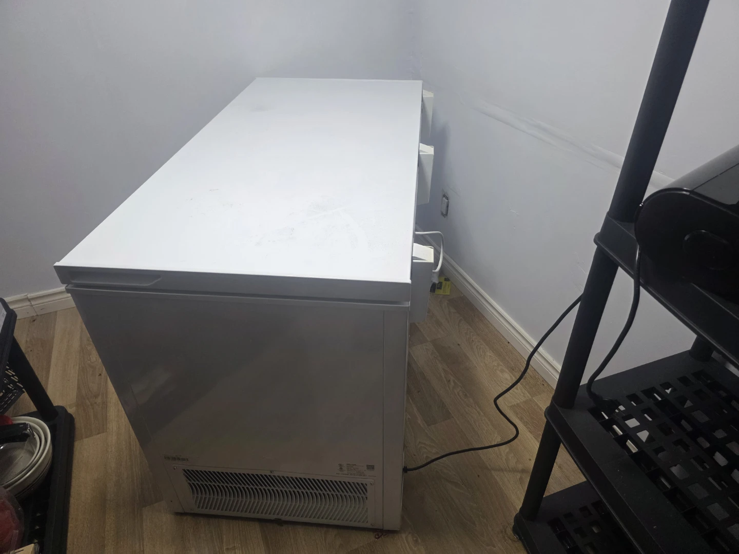 White Chest Freezer