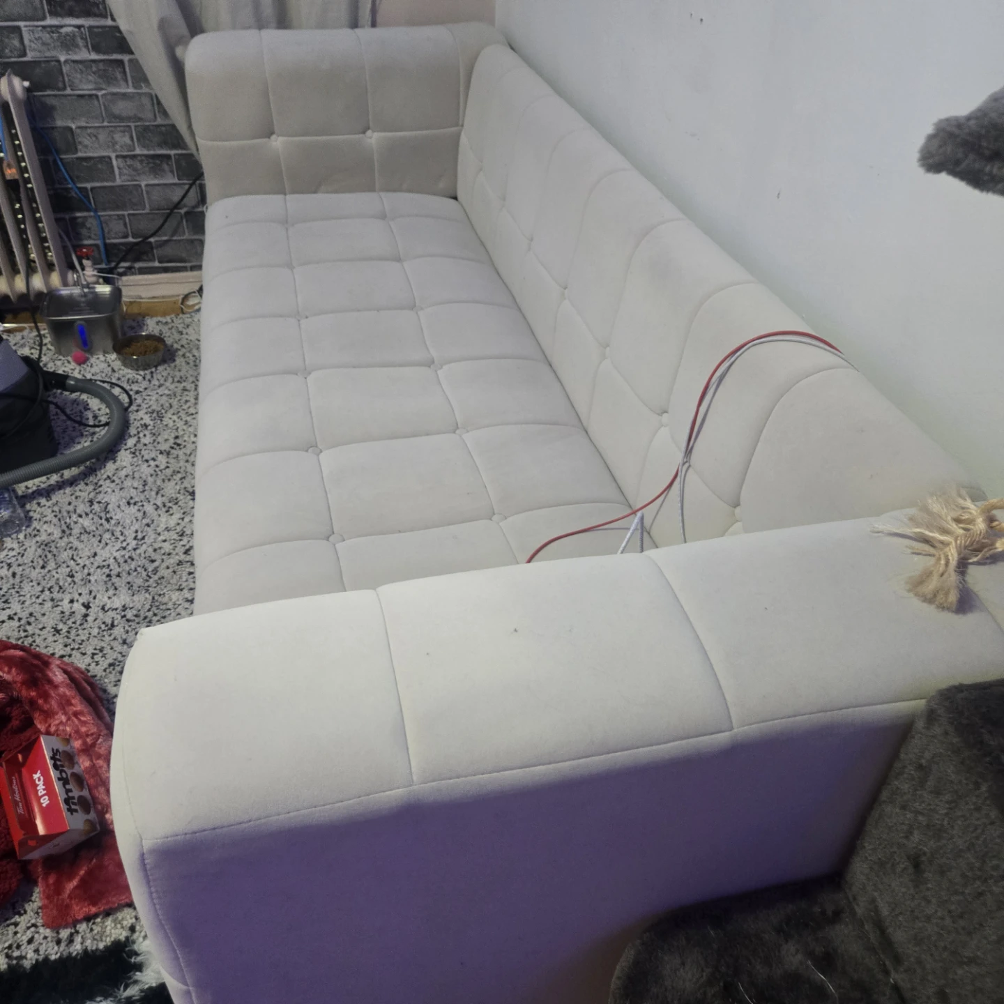 Velvet couch