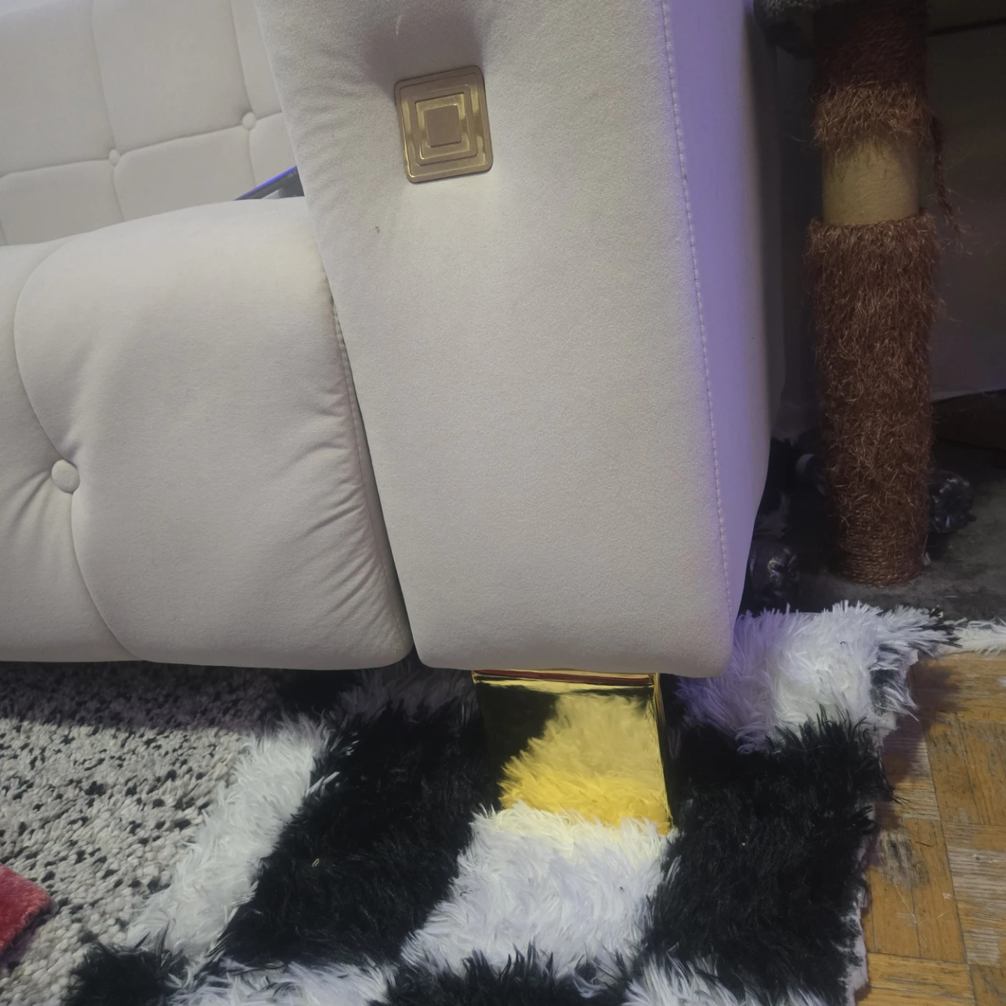 Velvet couch - photo 3
