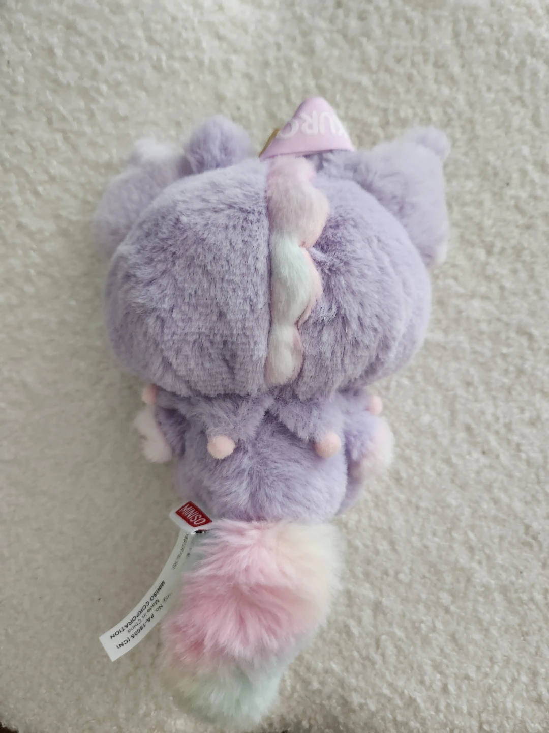 Kuromi Plush Keychain - photo 2