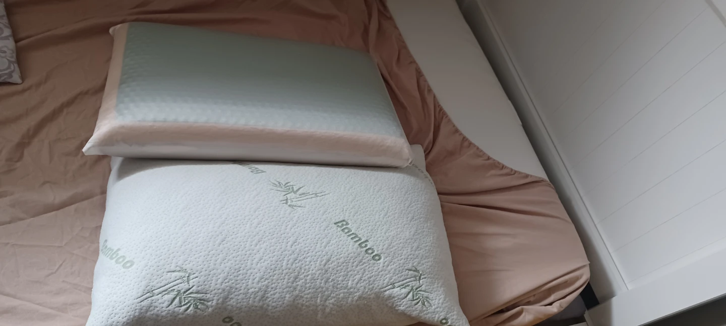Bamboo Pillow and memory gel pillow