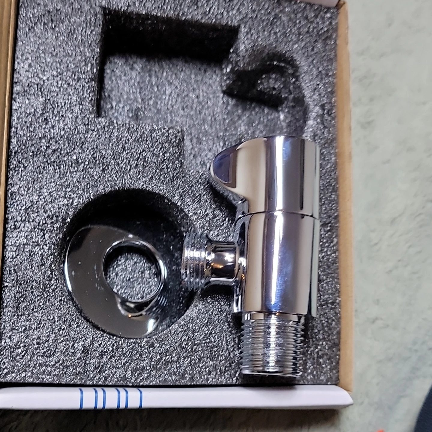 Chrome Toilet Bidet Angle Stop Valve - photo 5