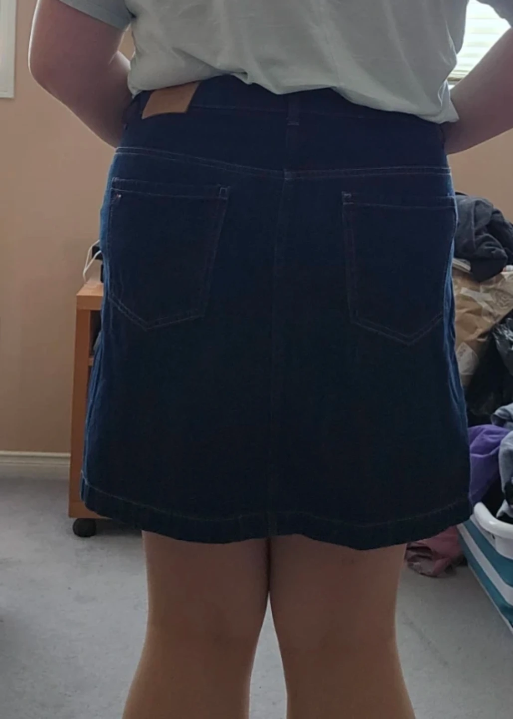 Tommy Hilfiger Denim Button-Front Skirt - photo 4