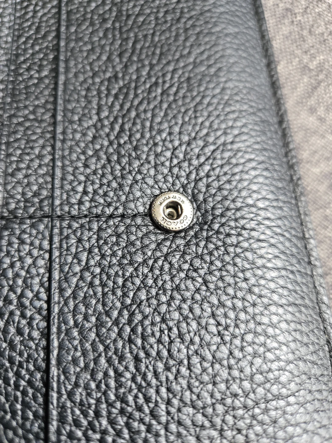 Coach Black Leather Bifold Wallet - photo 5