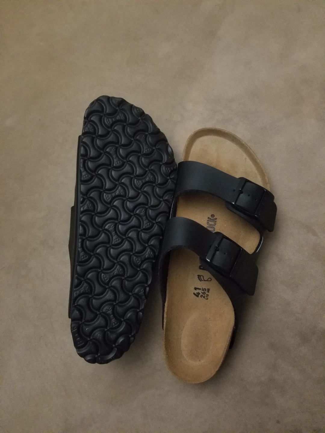Birkenstock Arizona Black Sandals Size 41 - photo 2
