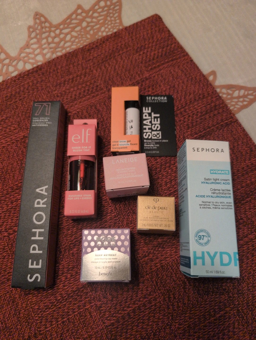 Bundle skin care and make up