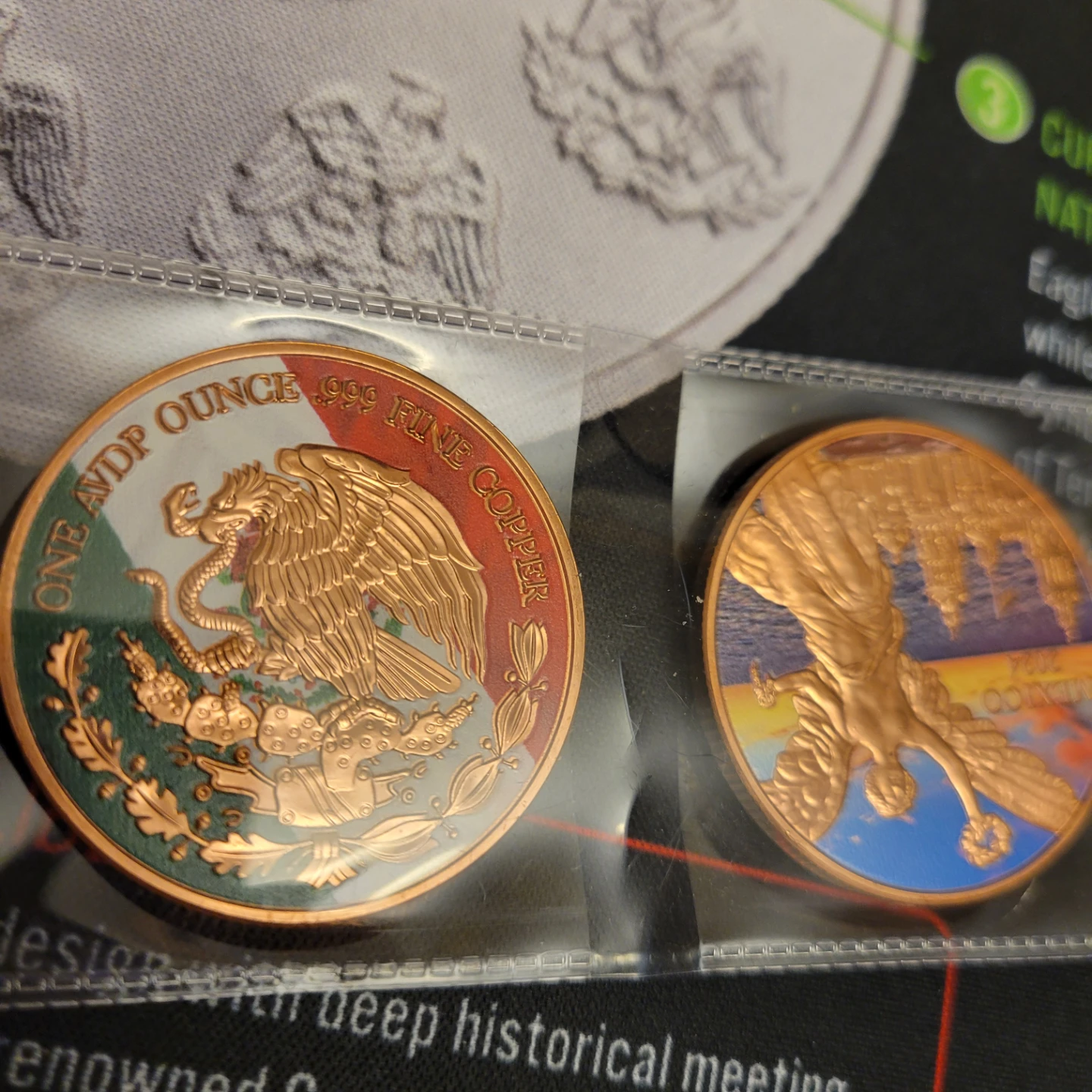Mexico 2024 1 oz Fine Copper Coin