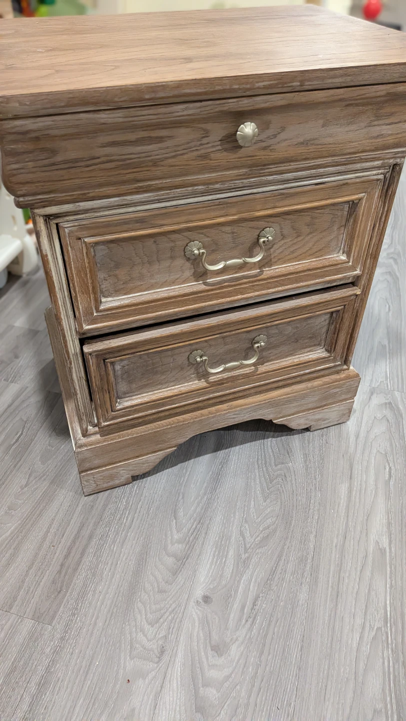 2-Drawer Wooden Nightstand - photo 3