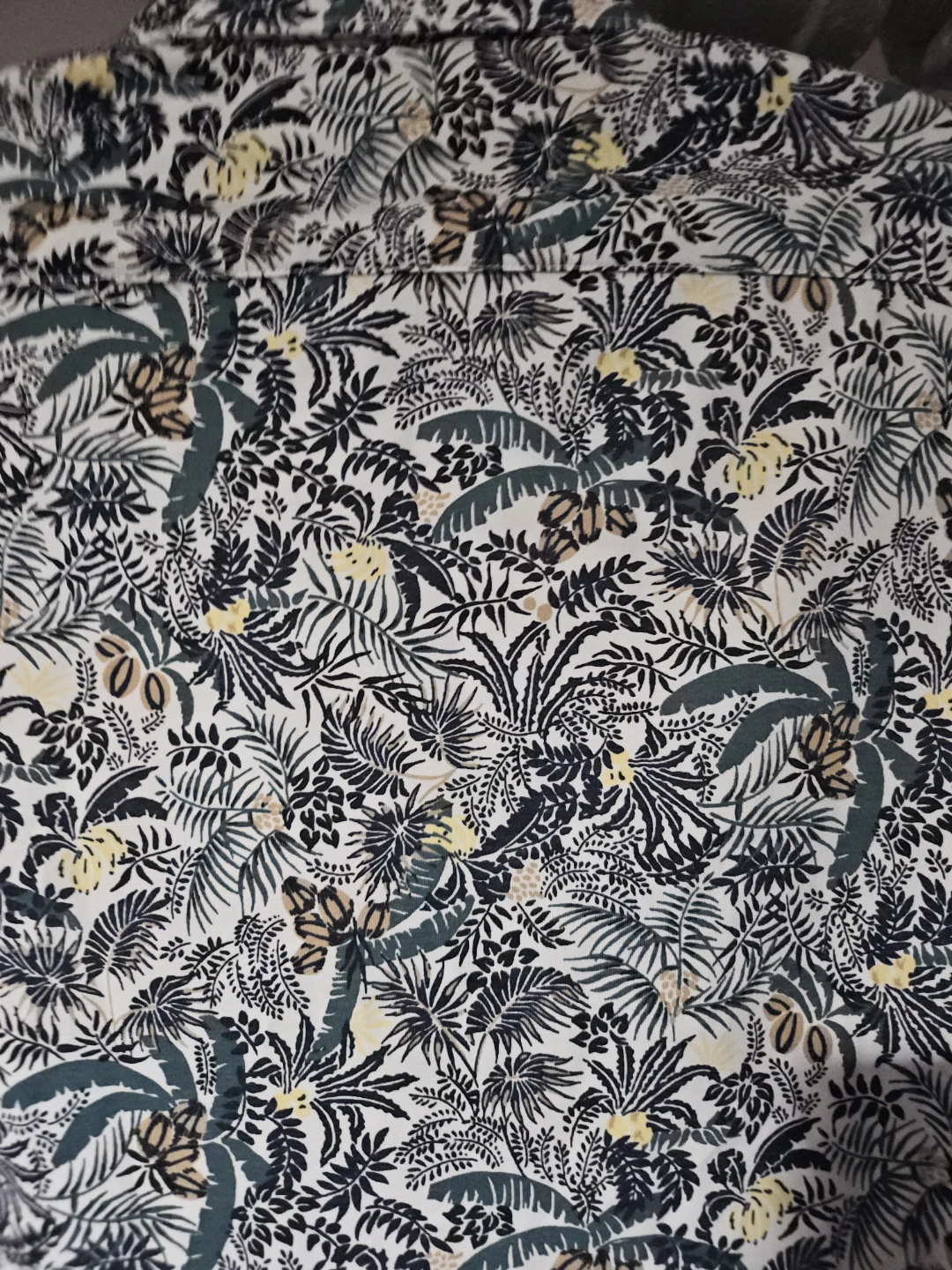 Express Men's Tropical Print Long Sleeve Button-Up Shirt - XS - photo 5