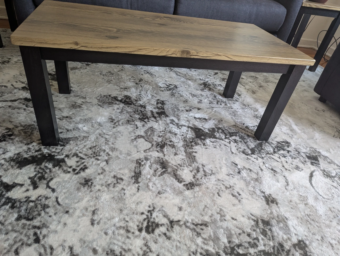 Rustic Wood Coffee Table - photo 2