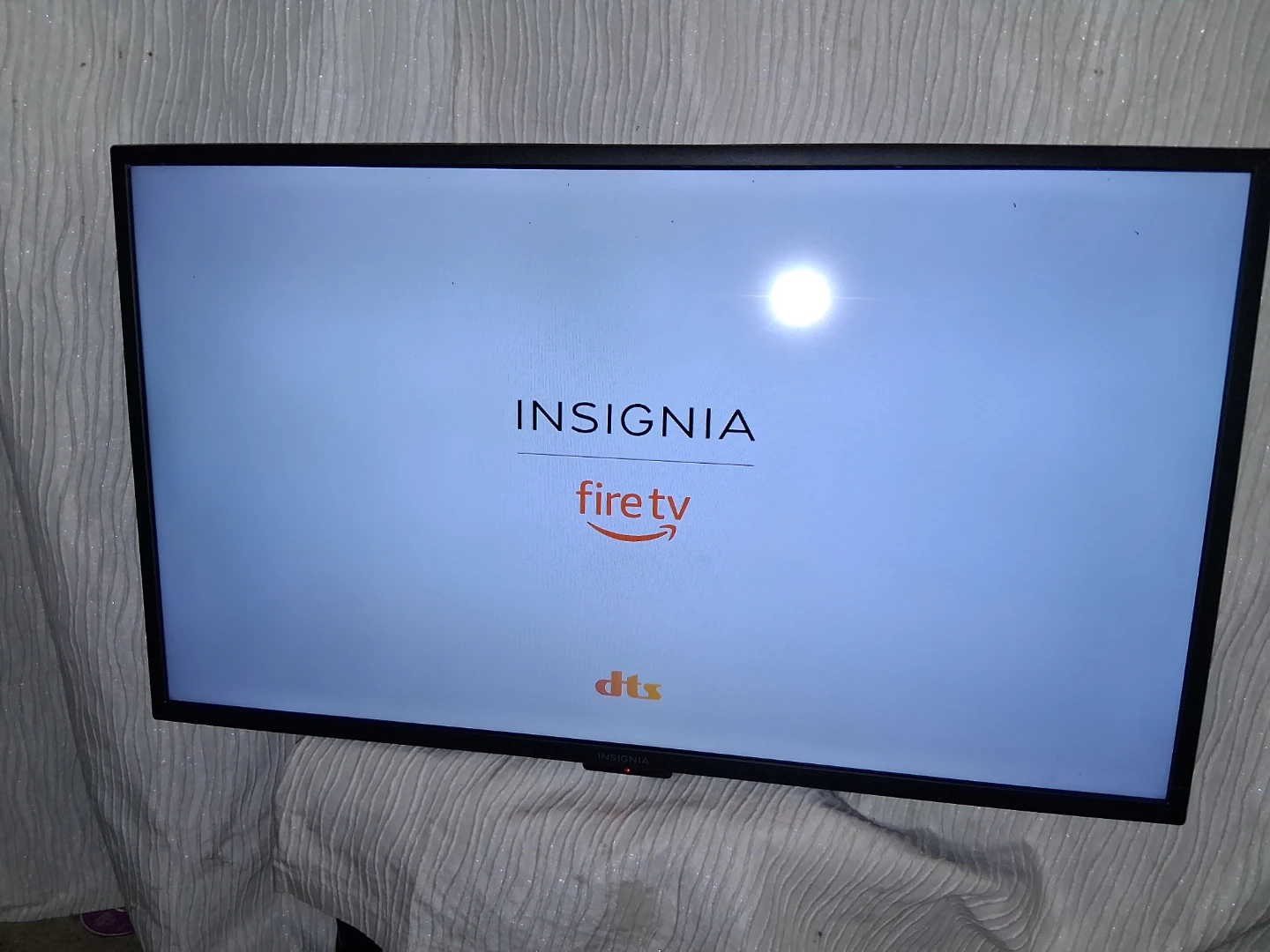 Insignia Fire TV Screen is 38"