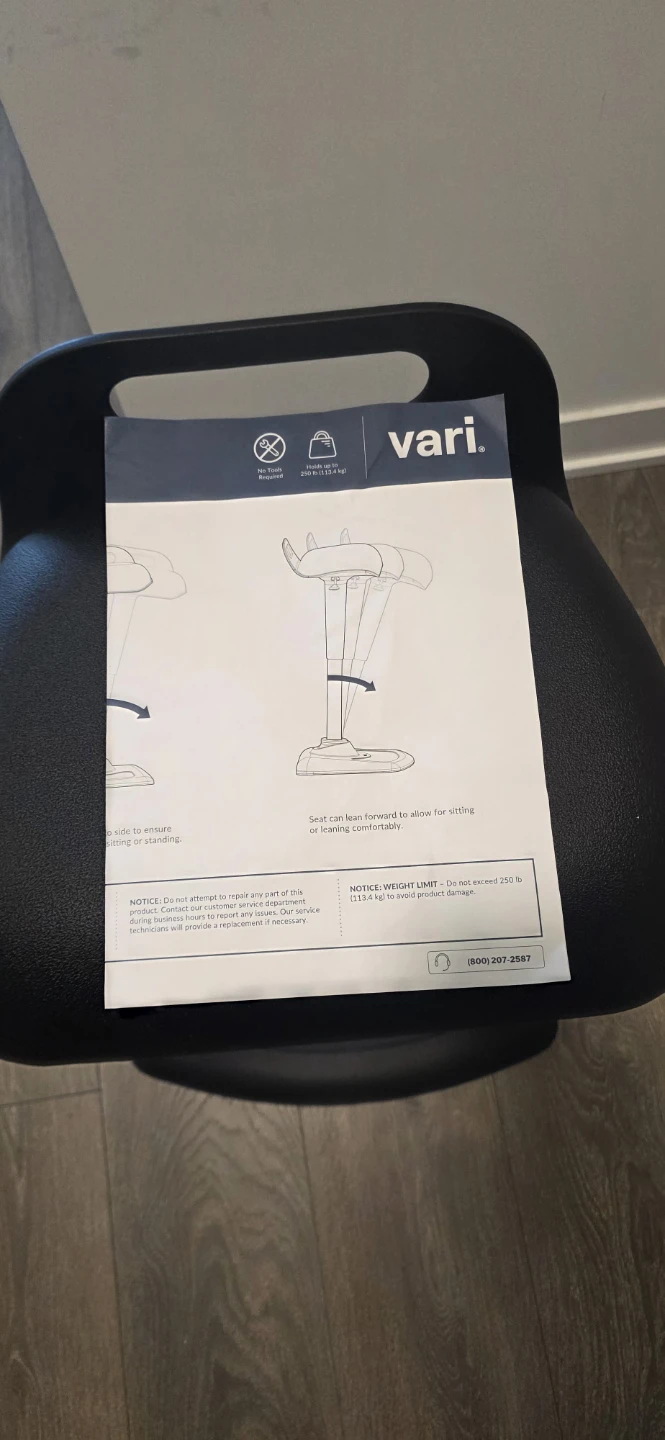 Vari Active Seat- Black