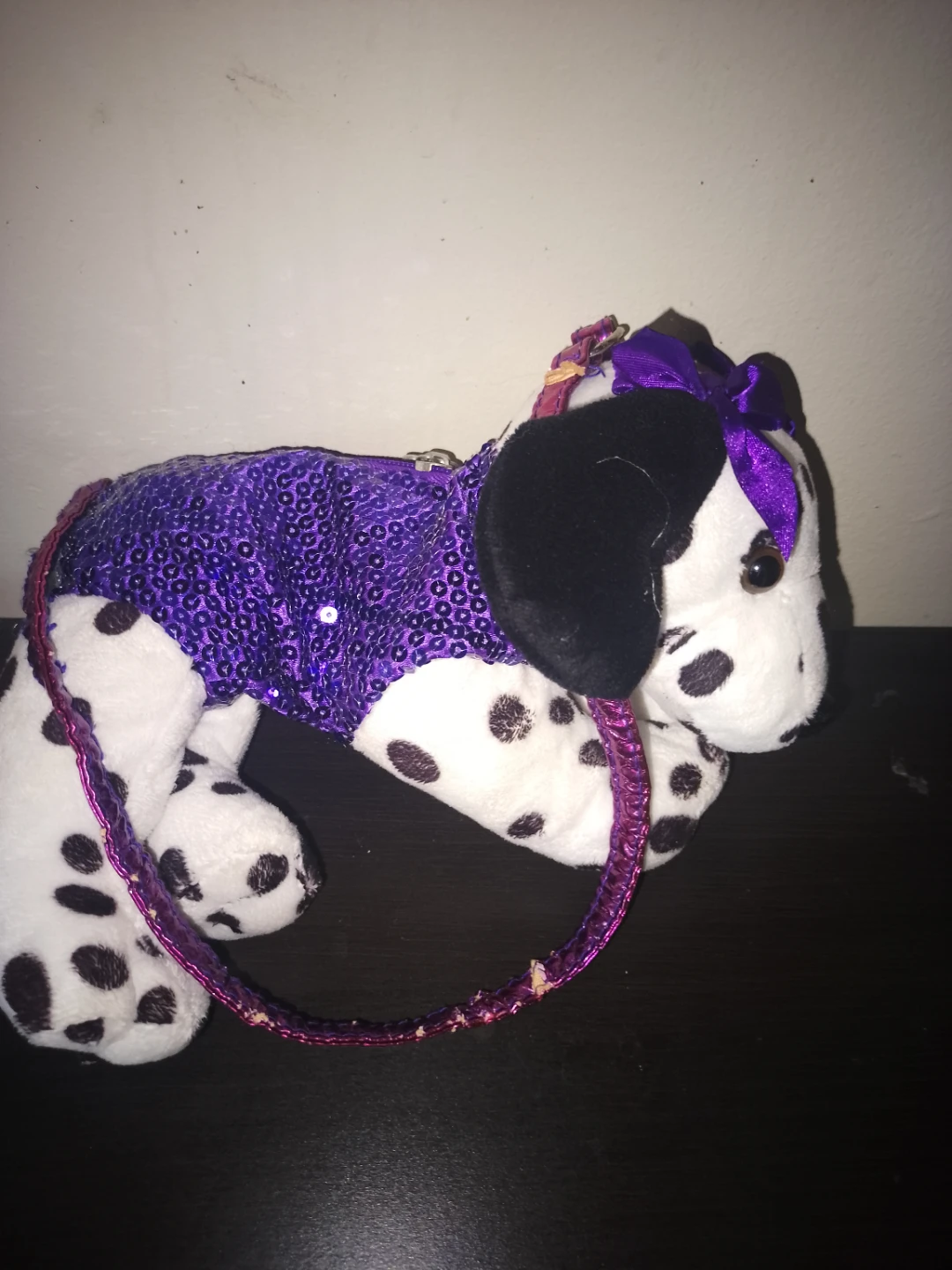 Poochie & Co. Plush Dalmatian Bag