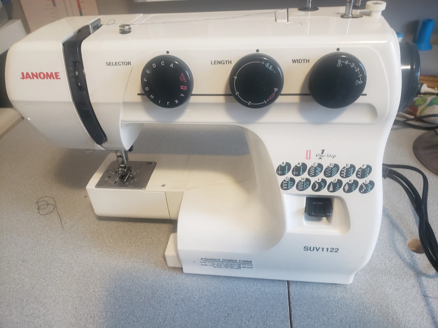 Janome SUV1122 One-Step Sewing Machine