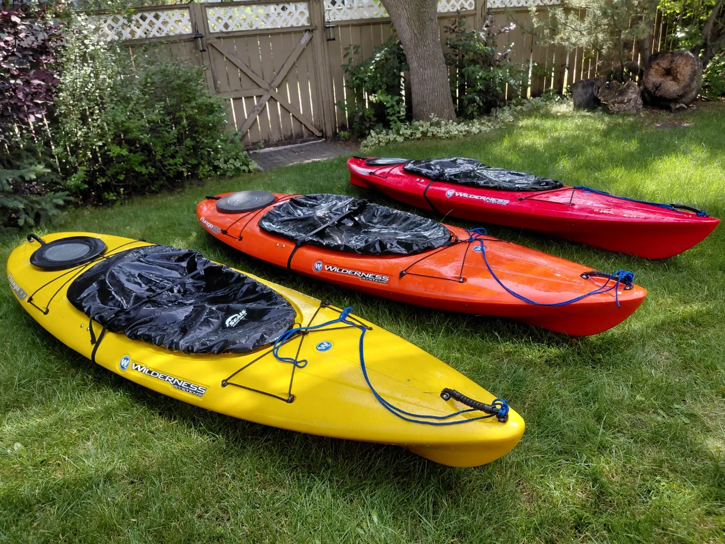 Wilderness Systems Pungo Kayaks with Cockpit Covers