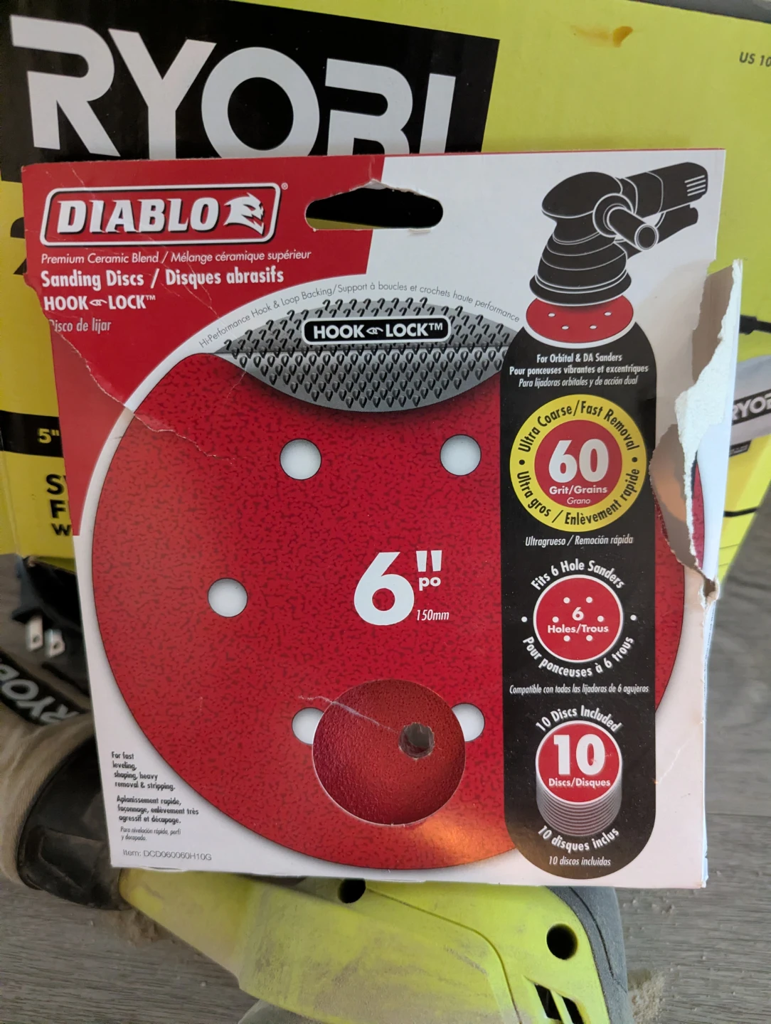 Ryobi 5" Random Orbit Sander with Dust Bag - photo 4