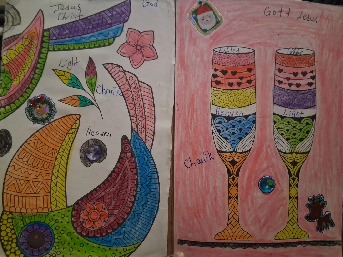 Hand-drawn artwork