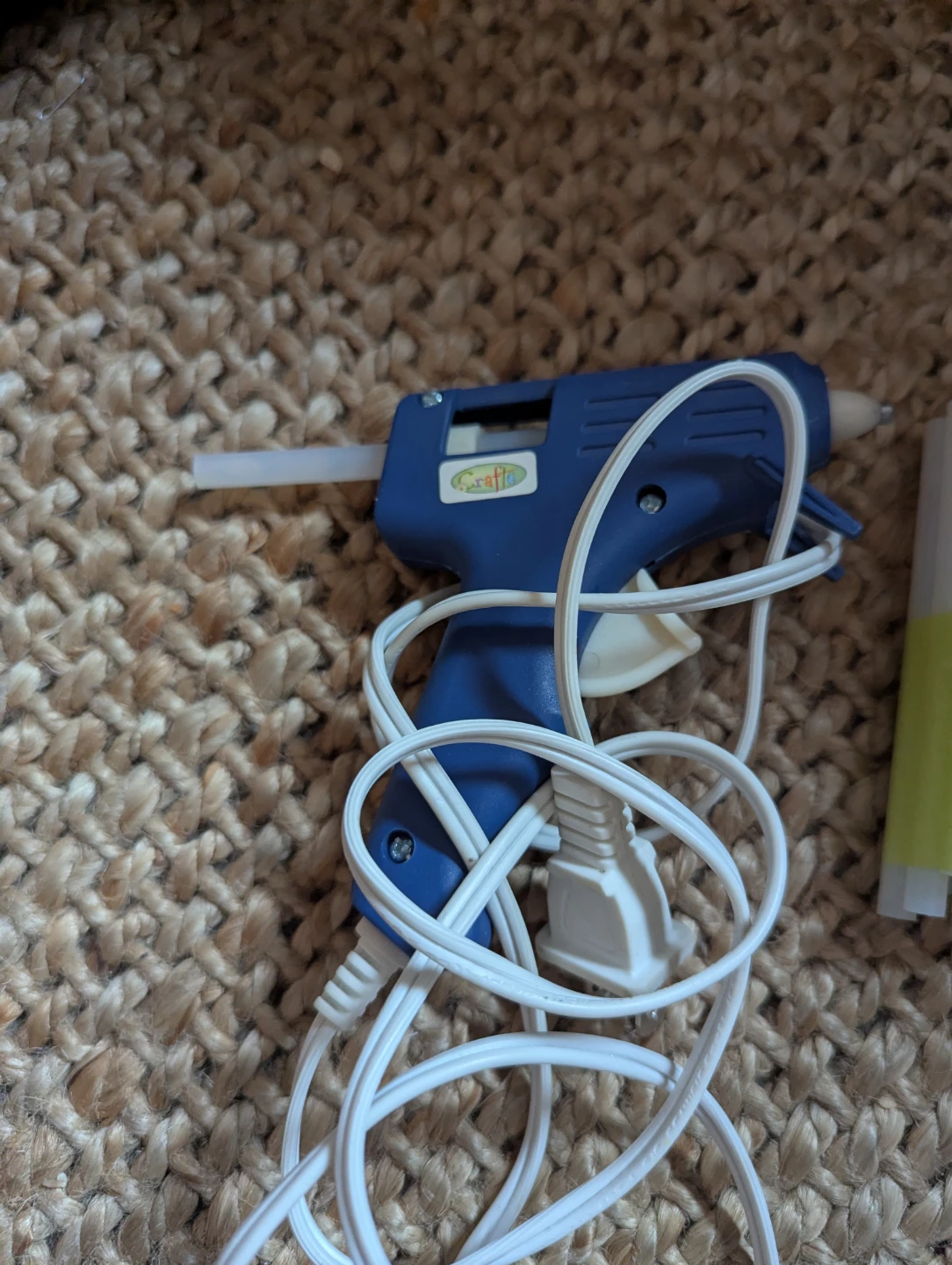 Blue Craft  Hot Glue Gun with Glue Sticks - FREE - photo 2