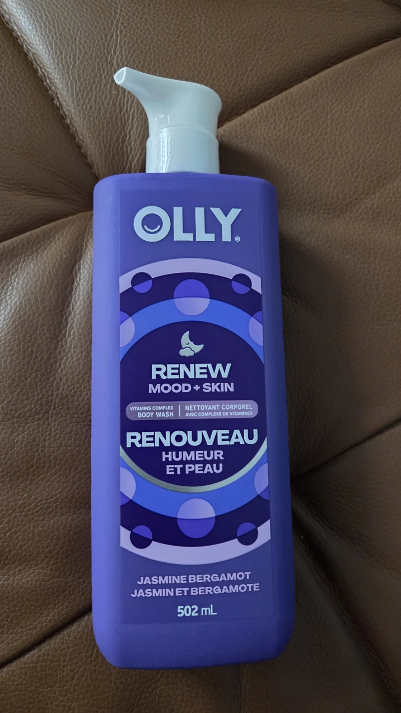 OLLY Renew Mood + Skin Body Wash Jasmine Bergamot 502 ml