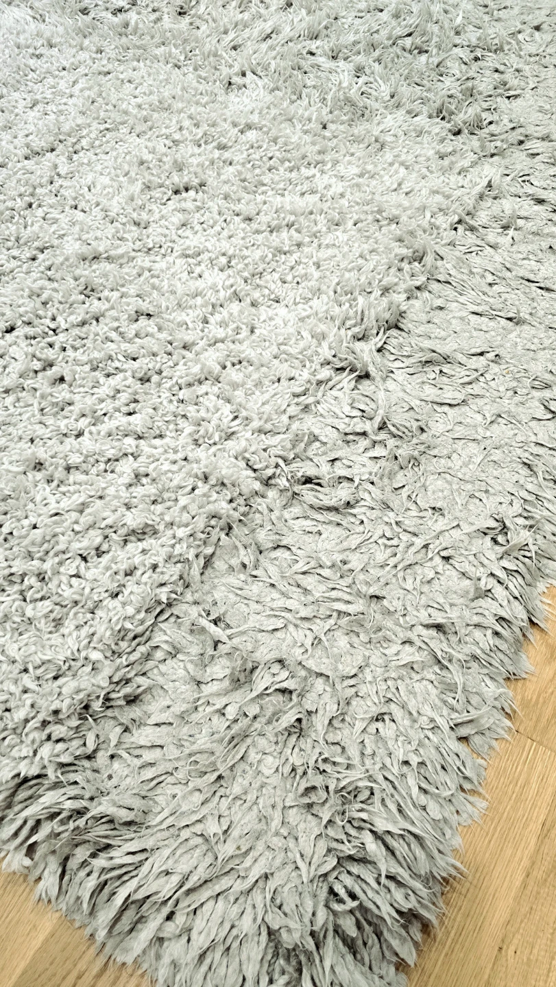 West Elm Cozy Plush Performance Shag Rug, 6' x 9', Frost Gray - photo 4