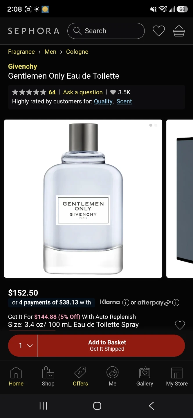 Givenchy gentleman only 100ml - photo 2