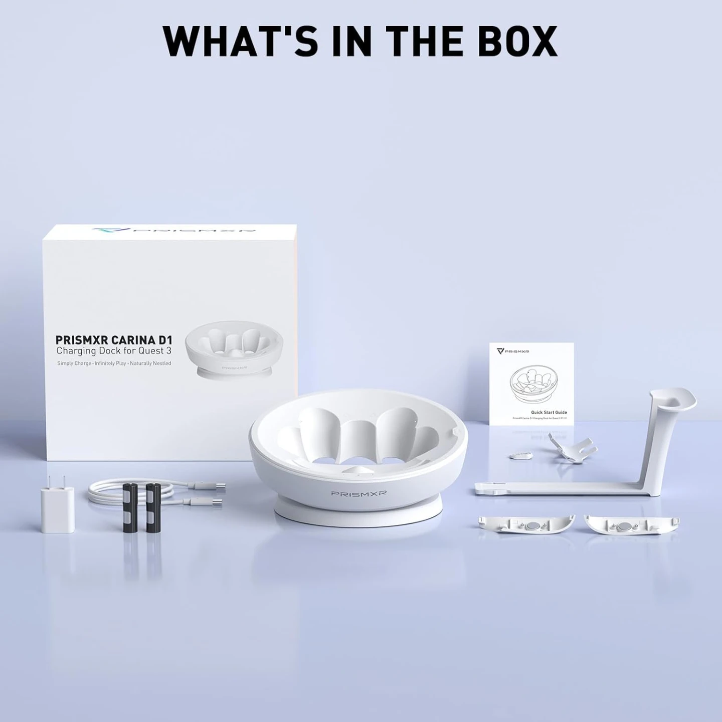 PRISMXR Carina D1 Magnetic Charging Dock for Meta Quest 3 - photo 3