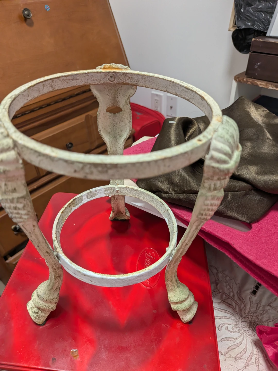 Vintage Cast Iron Plant Stand
