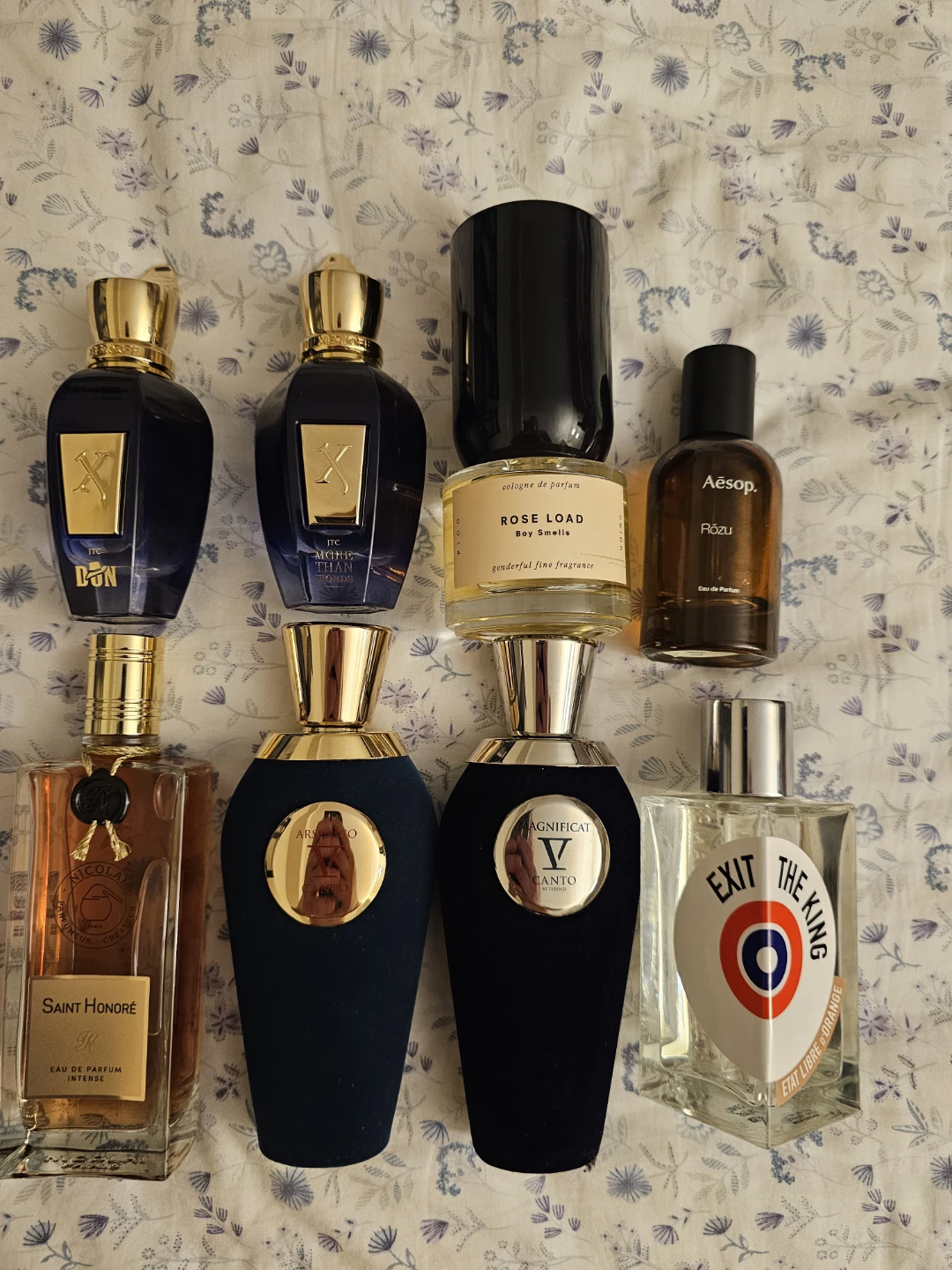 Assorted niche fragrances