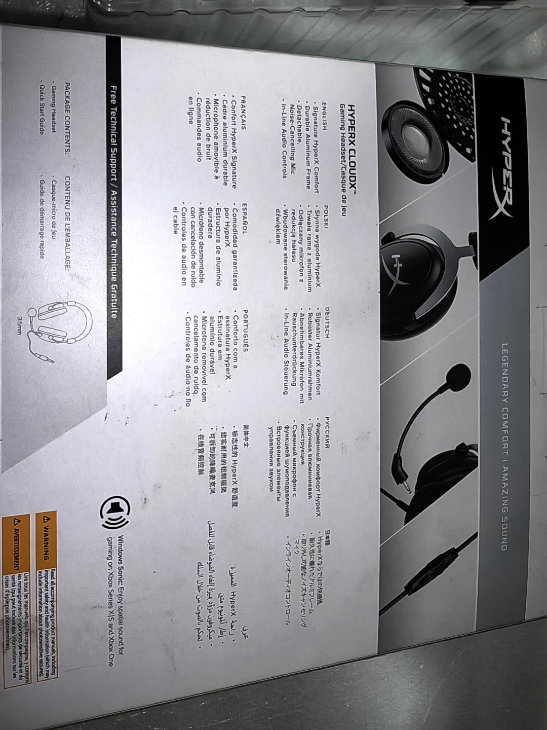 HyperX CloudX Gaming Headset with Microphone - photo 4