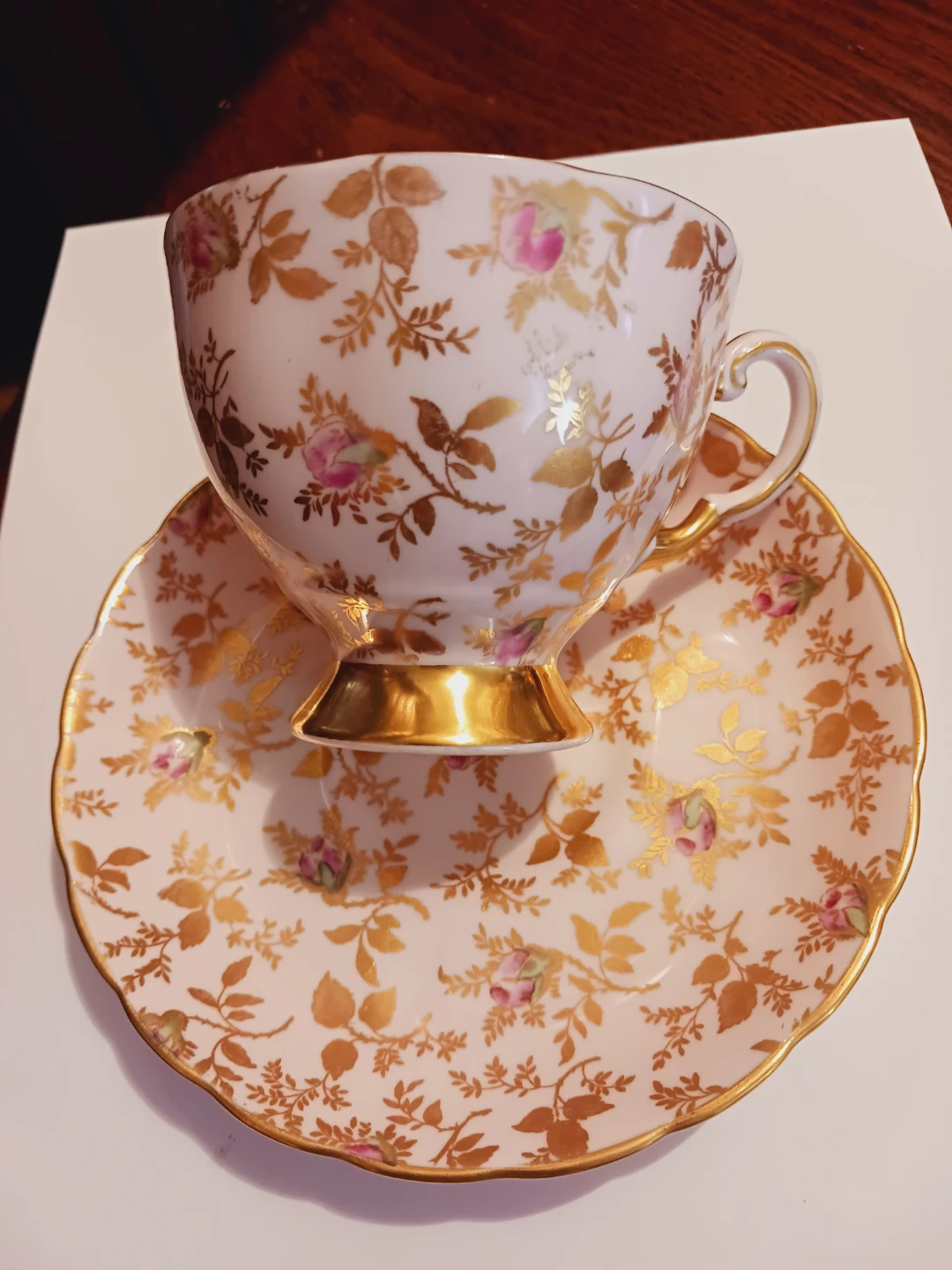 Tuscan Fine English Bone China Tea Cup and Saucer - photo 3