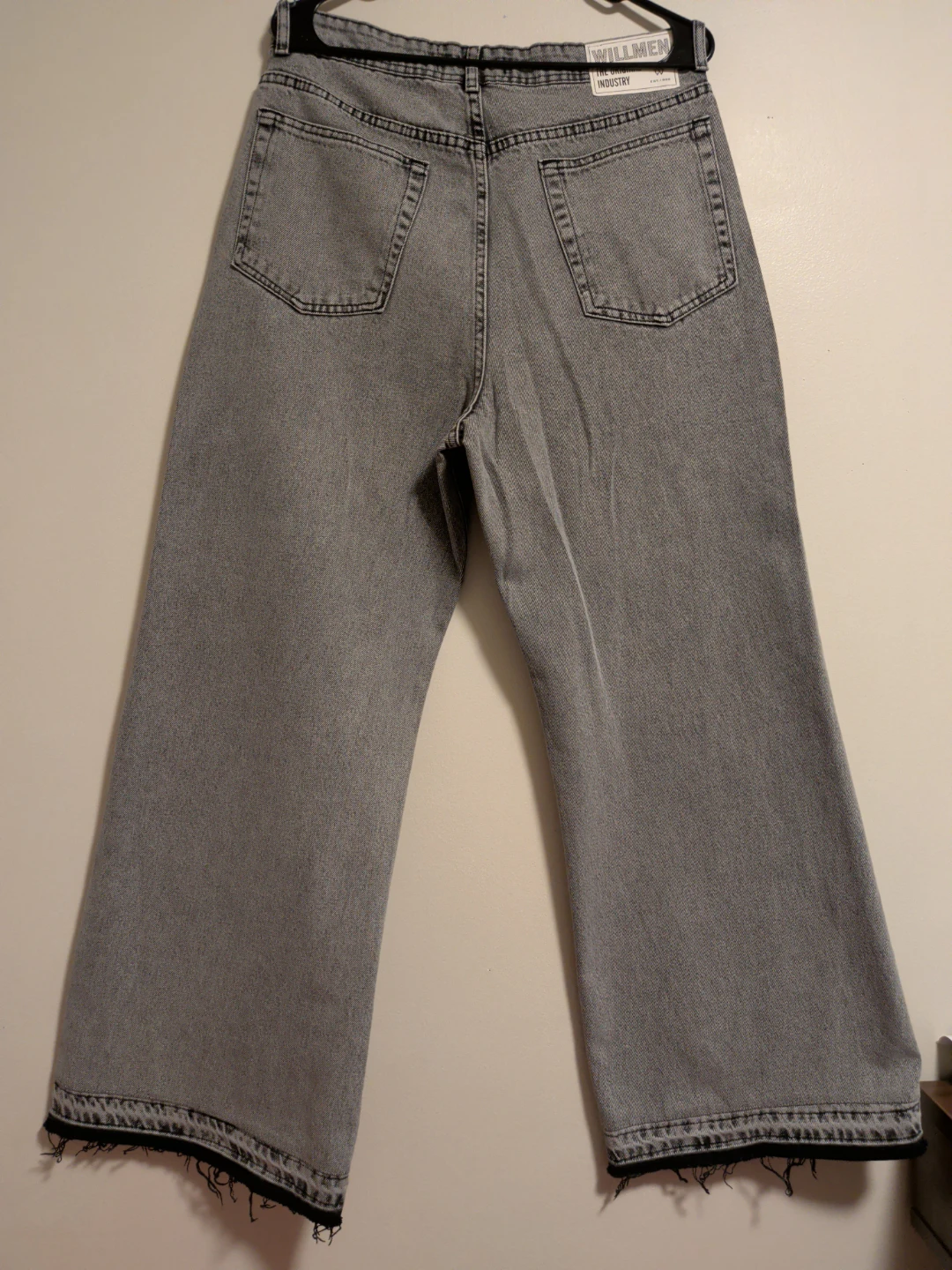 WILLMEN INDUSTRY Grey Wide Leg Jeans - photo 3