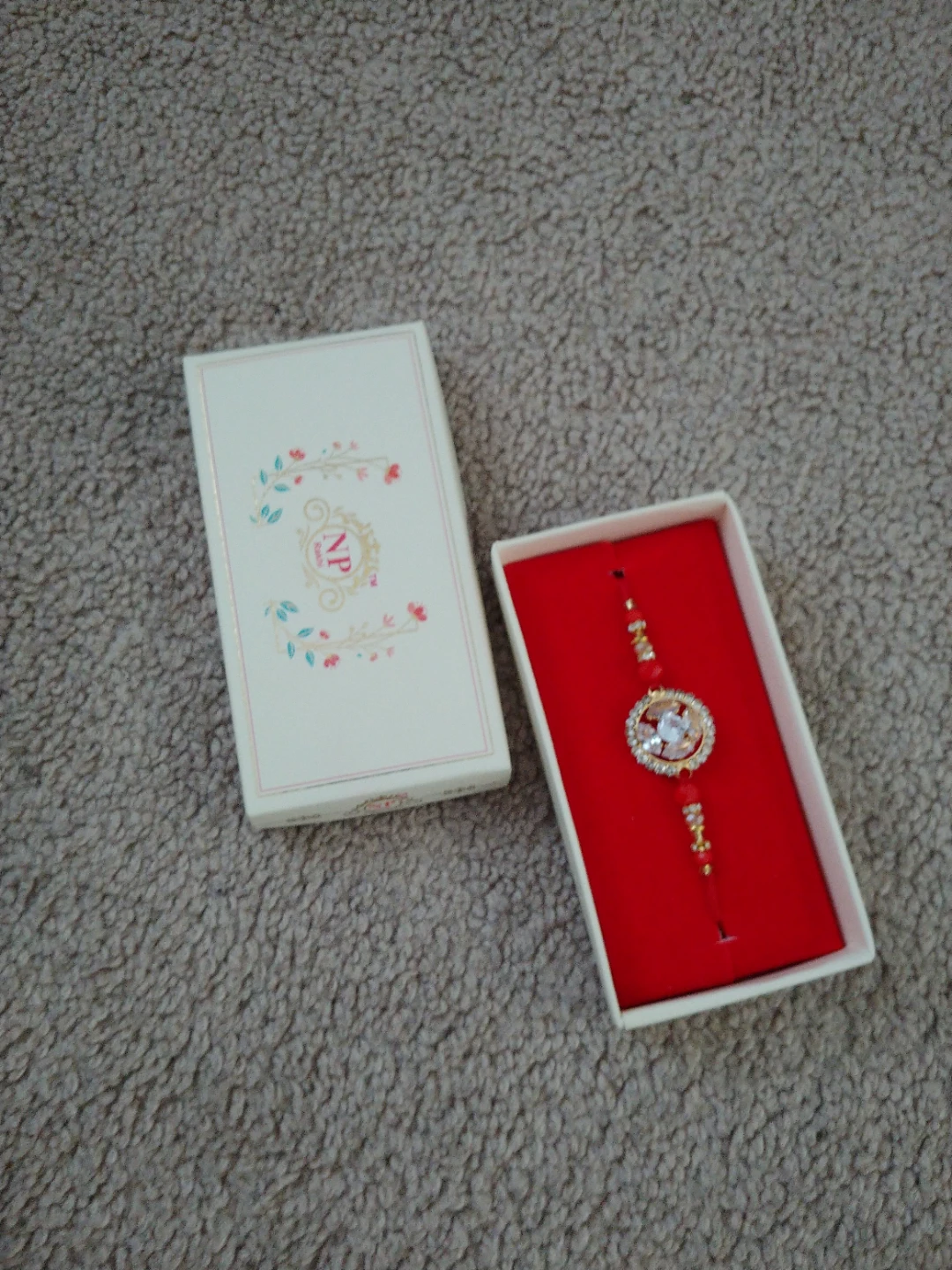 Decorative Rakhi with Gift Box
