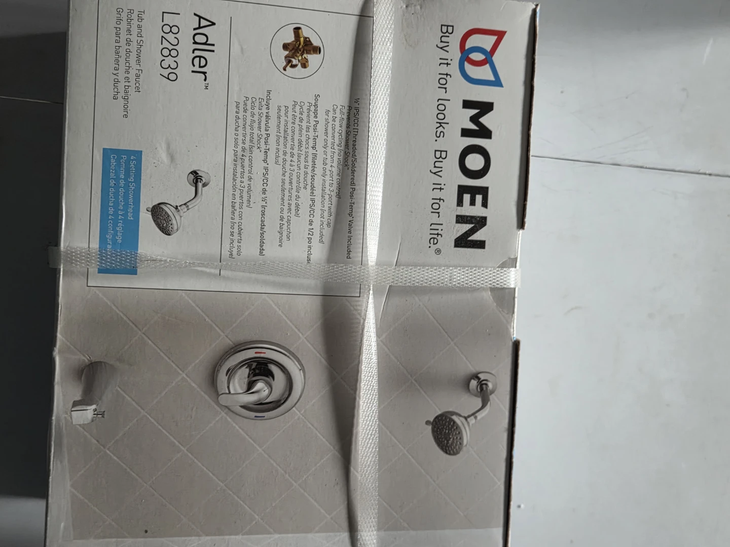 Moen Adler Tub and Shower Faucet L82839