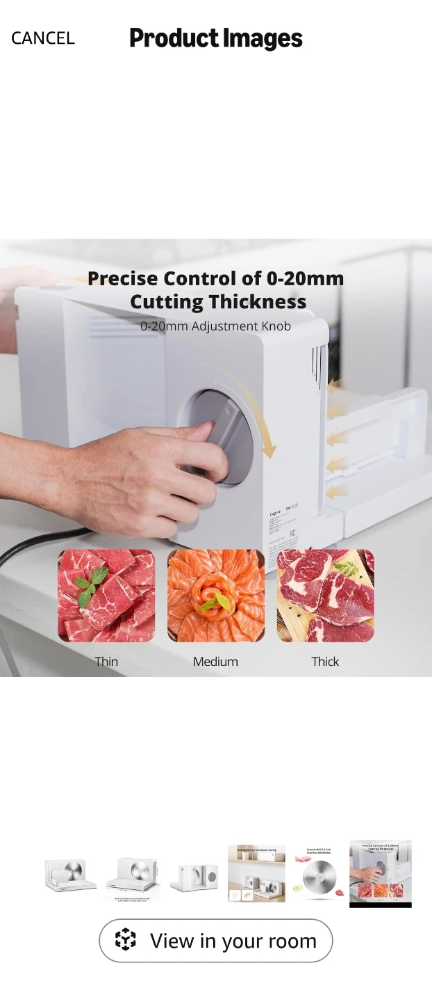 Cogace Electric Food Slicer - photo 4