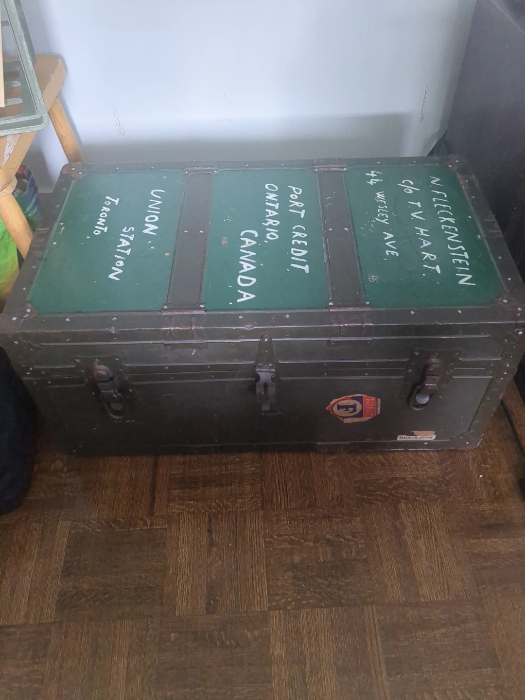 Vintage Steamer Trunk - photo 2
