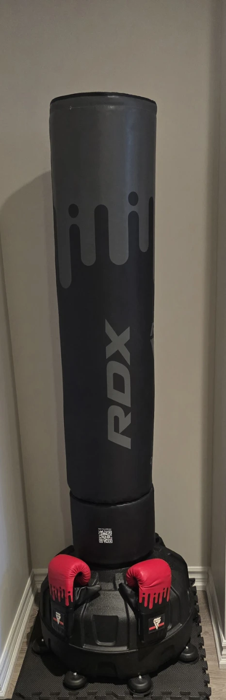 RDX Free Standing Punch Bag with Boxing Gloves