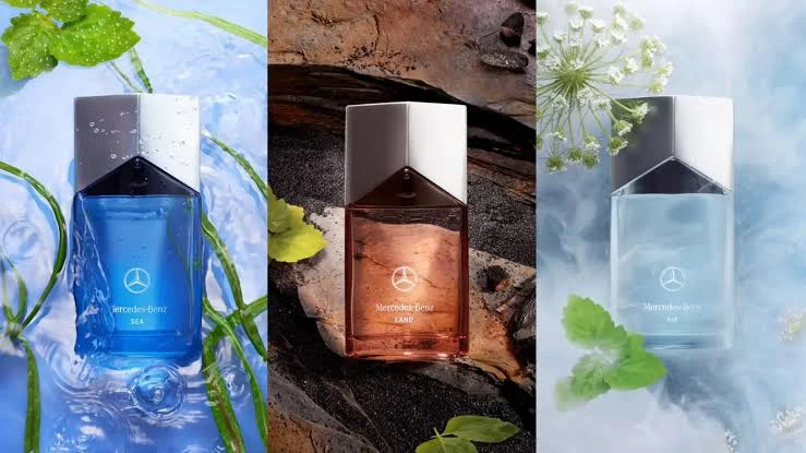 Mens Mercedes-Benz trilogy Land Air Sea Fragrances