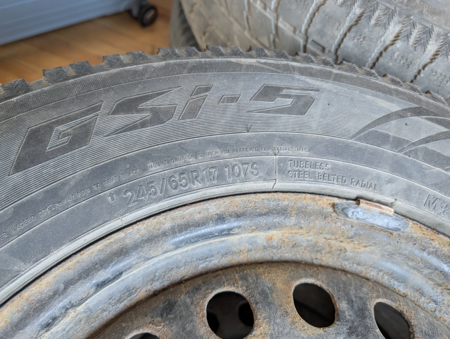 GSI-5 Tire Set with Rims - 245/65R17 - photo 5